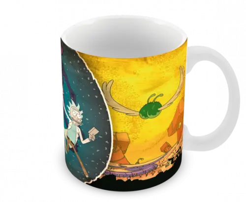 Caneca Polímero Rick And Morty Personalizada