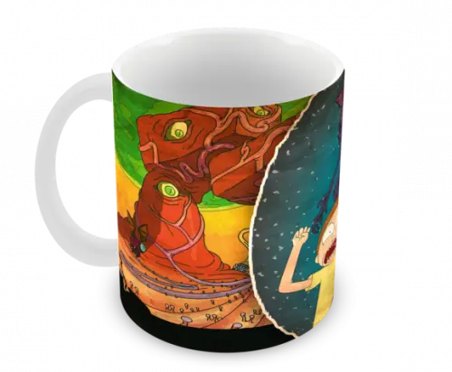 Caneca Polímero Rick And Morty Personalizada