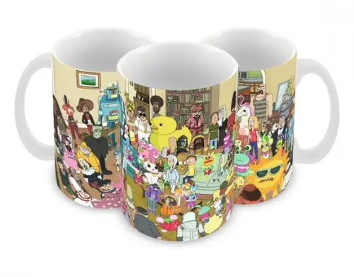 Caneca Polímero Rick And Morty Personalizada