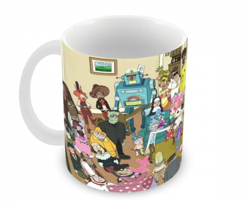 Caneca Polímero Rick And Morty Personalizada