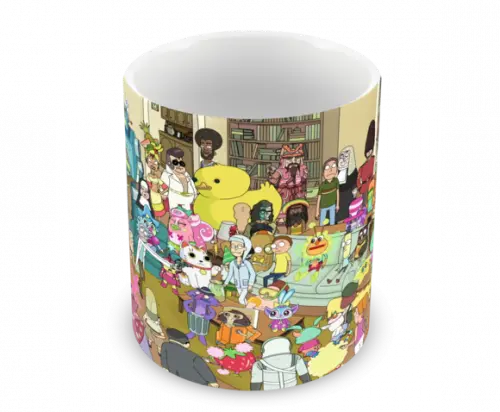 Caneca Polímero Rick And Morty Personalizada