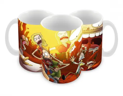 Caneca Polímero Rick And Morty Personalizada