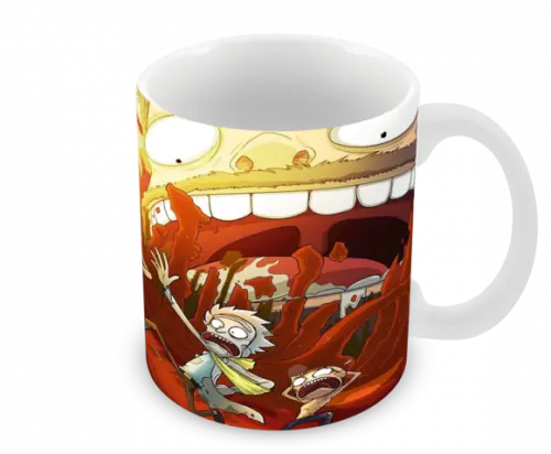 Caneca Polímero Rick And Morty Personalizada