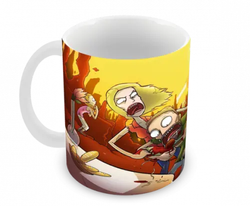 Caneca Polímero Rick And Morty Personalizada