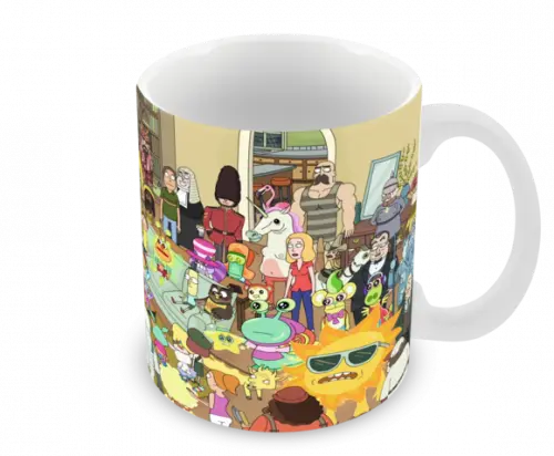 Caneca Polímero Rick And Morty Personalizada