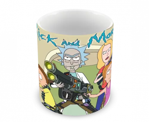 Caneca Polímero Rick And Morty Personalizada