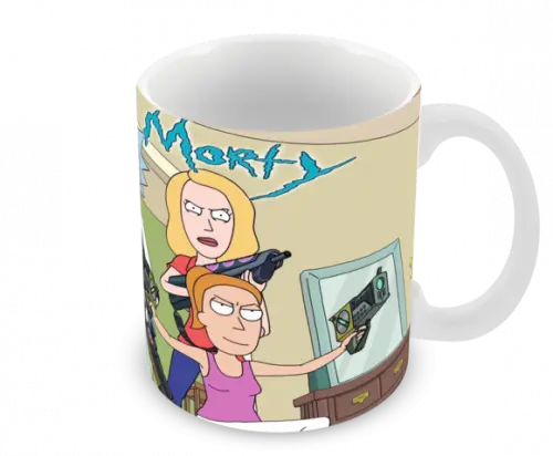 Caneca Polímero Rick And Morty Personalizada