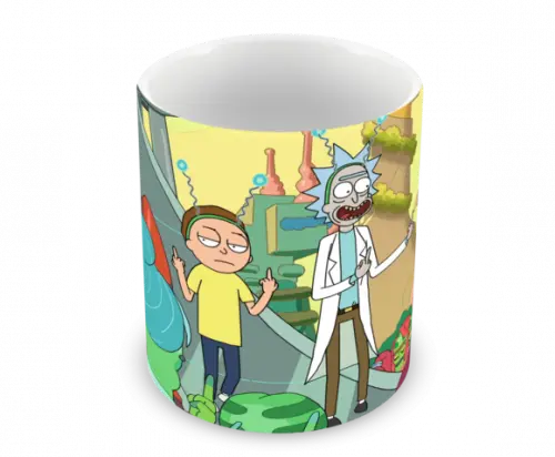 Caneca Polímero Rick And Morty Personalizada