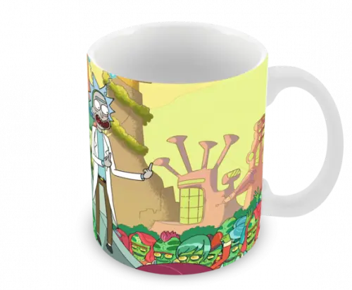 Caneca Polímero Rick And Morty Personalizada