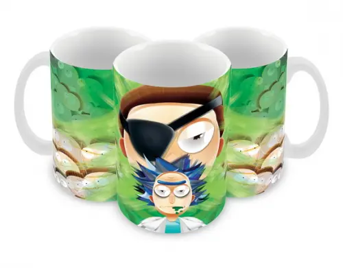 Caneca Polímero Rick And Morty Personalizada