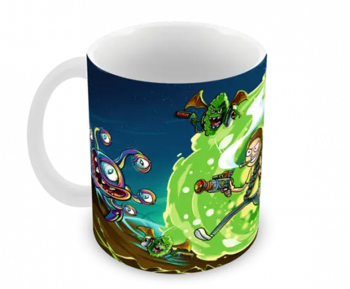 Caneca Polímero Rick And Morty Personalizada