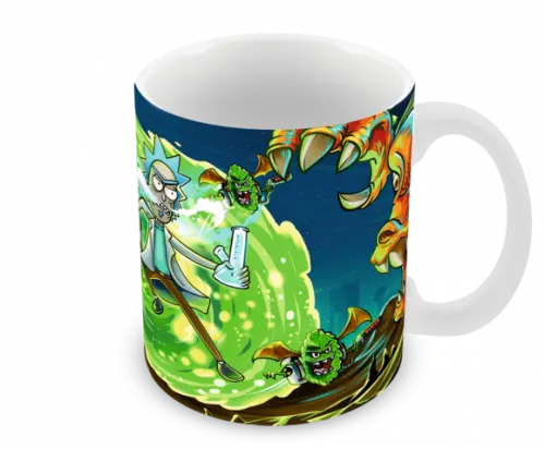 Caneca Polímero Rick And Morty Personalizada