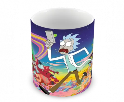 Caneca Polímero Rick And Morty Personalizada