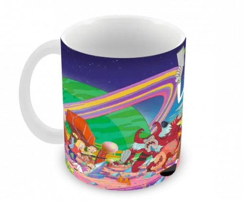 Caneca Polímero Rick And Morty Personalizada