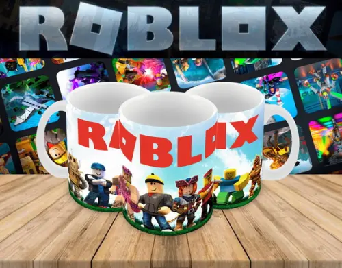 Caneca Polímero Roblox Personalizada