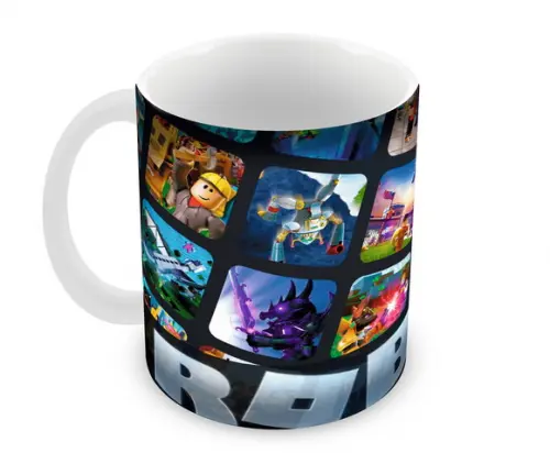 Caneca Polímero Roblox Personalizada