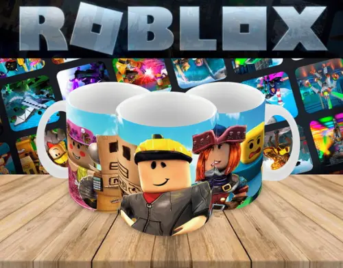 Caneca Polímero Roblox Personalizada