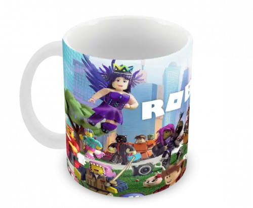 Caneca Polímero Roblox Personalizada