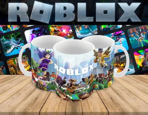 Caneca Polímero Roblox Personalizada