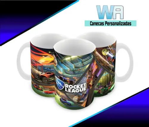 Caneca Polímero Rocket League Personalizada