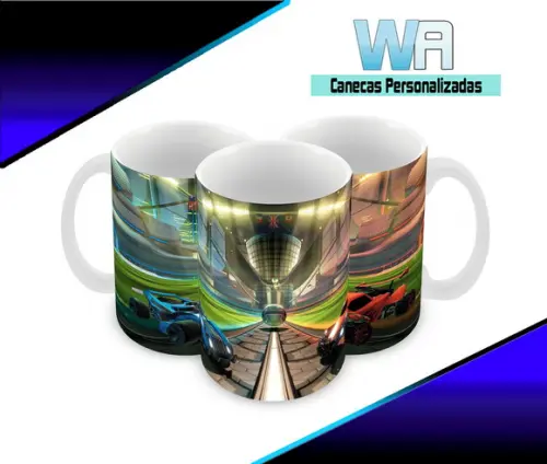 Caneca Polímero Rocket League Personalizada