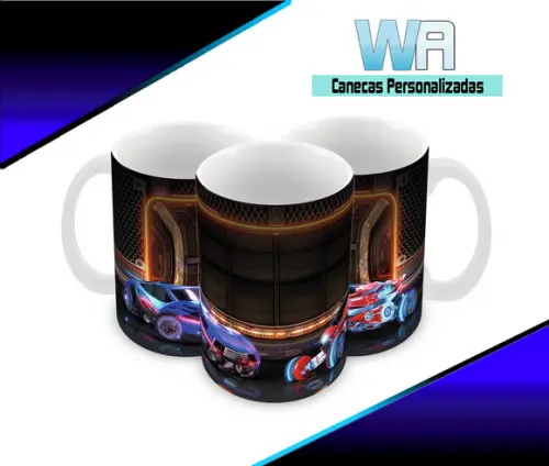 Caneca Polímero Rocket League Personalizada