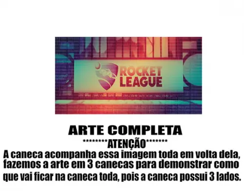 Caneca Polímero Rocket League Personalizada