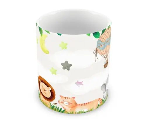 Caneca Polímero Safari Personalizada