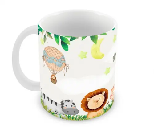Caneca Polímero Safari Personalizada