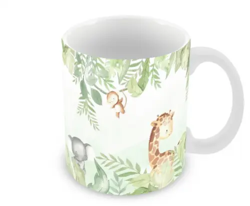 Caneca Polímero Safari Personalizada