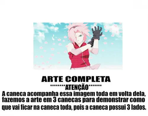 Caneca Polímero Sakura Personalizada