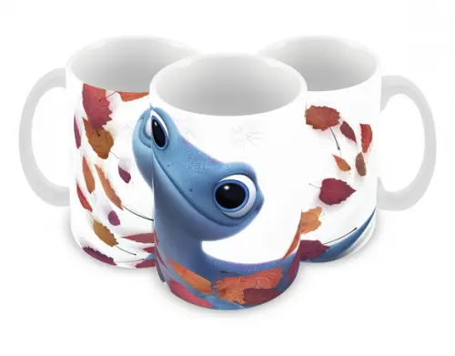 Caneca Polímero Salamandra Bruni Frozen Personalizada