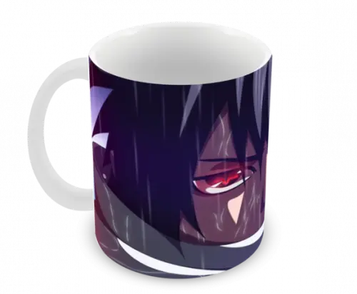 Caneca Polímero Sasuke Personalizada