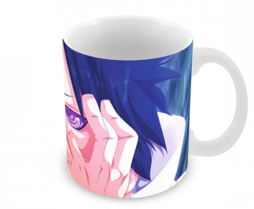 Caneca Polímero Sasuke Personalizada
