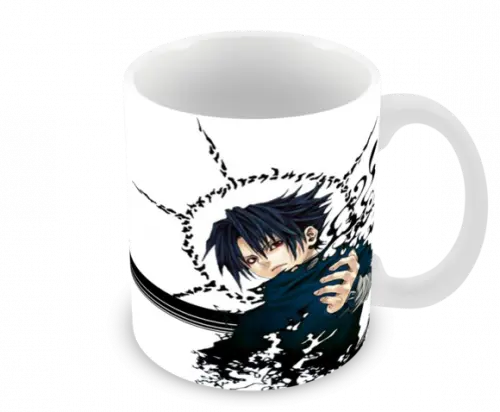 Caneca Polímero Sasuke Personalizada