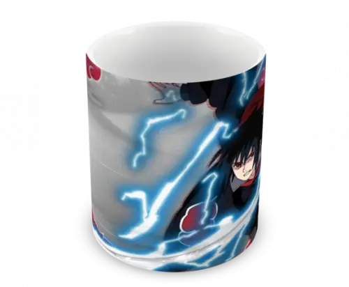 Caneca Polímero Sasuke Personalizada