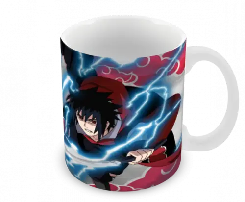 Caneca Polímero Sasuke Personalizada