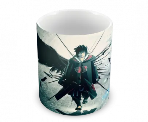 Caneca Polímero Sasuke Personalizada
