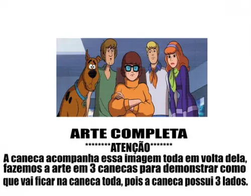 Caneca Polímero Scooby-doo Personalizada