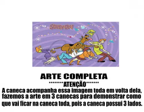 Caneca Polímero Scooby-doo Personalizada