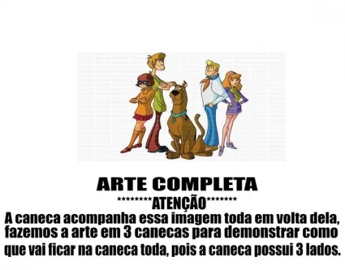 Caneca Polímero Scooby-doo Personalizada