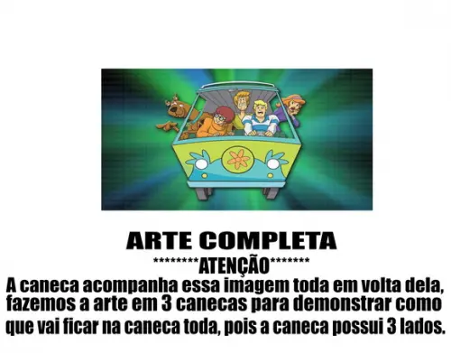 Caneca Polímero Scooby-doo Personalizada