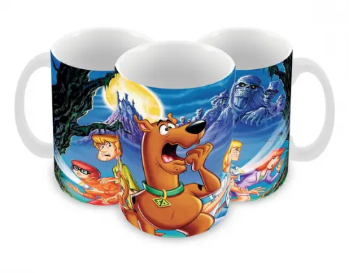 Caneca Polímero Scooby-doo Personalizada