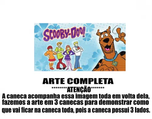 Caneca Polímero Scooby-doo Personalizada