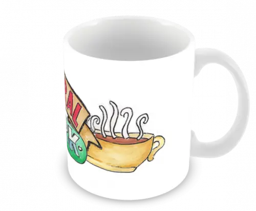 Caneca Polímero Seriado Friends Central Perk Personalizada
