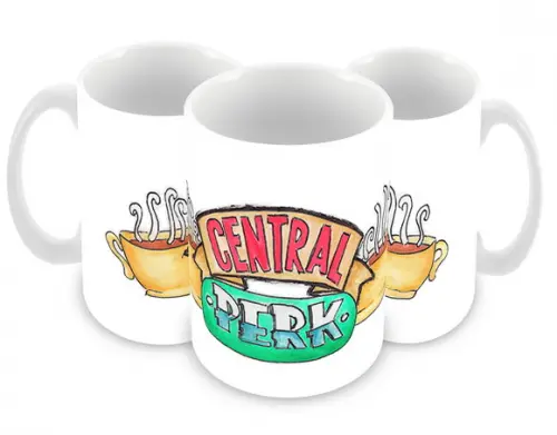 Caneca Polímero Seriado Friends Central Perk Personalizada