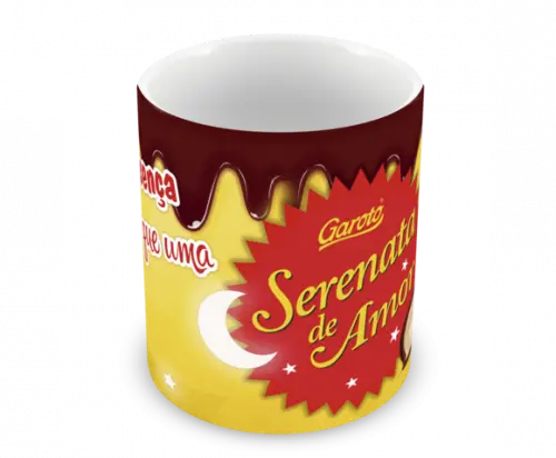Caneca Polímero Serenata do Amor Personalizada