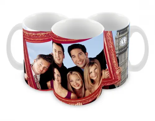 Caneca Polímero Seriado Friends Personalizada