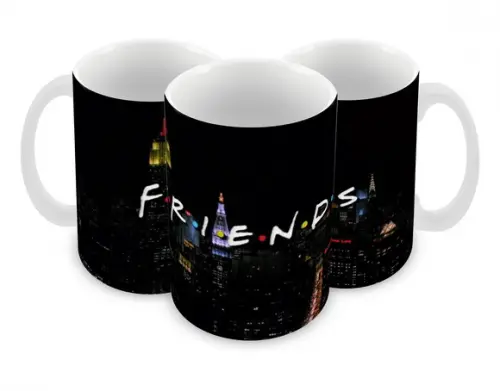 Caneca Polímero Seriado Friends Personalizada