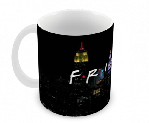 Caneca Polímero Seriado Friends Personalizada